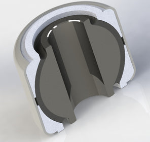 Heavy duty rail suspension bush