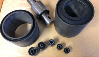 Rubber suspension steering column bushes bonded