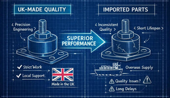Why should I buy UK manufactured anti vibration mounts instead of imported? - Anti Vibration Methods