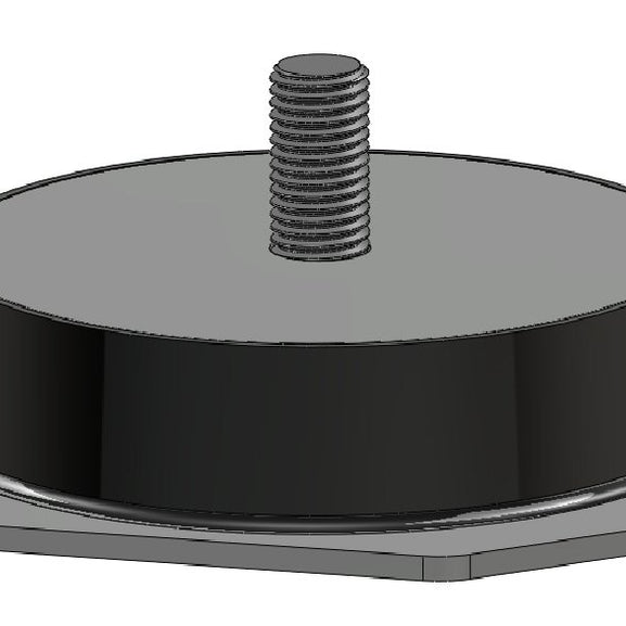 Premium Male Threaded Pedestal Mounts (50 - 1,700 Kg)