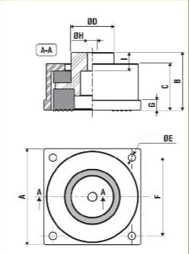 Anti Vibration Pedestal Mount silentbloc silentblock dimensions