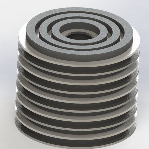 Rubber Spring buffer stack draw bar shock absorber