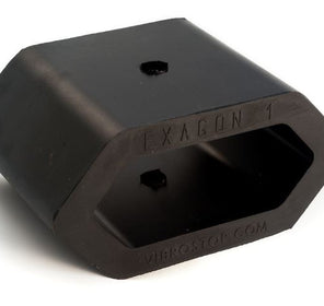 Exagon high deflection rubber mount