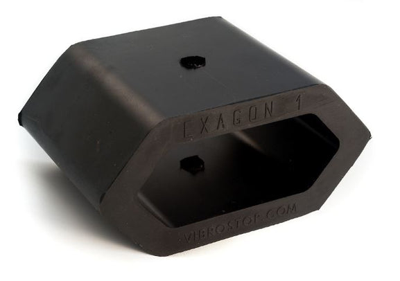 Exagon high deflection rubber mount