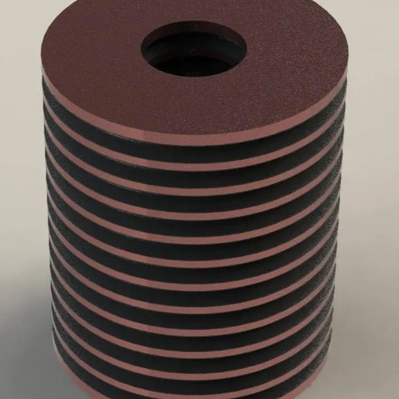 Graduated Rubber Spring Laminated Rubber Spring | High Deflection Isolation | AVMR.com – Anti ...