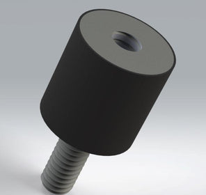 Male-Female rubber bobbin mount anti vibration