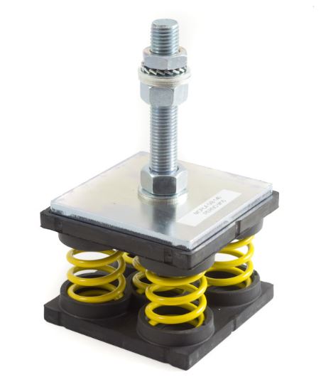 metal Spring adjustable height machine foot 4hz anti vibration