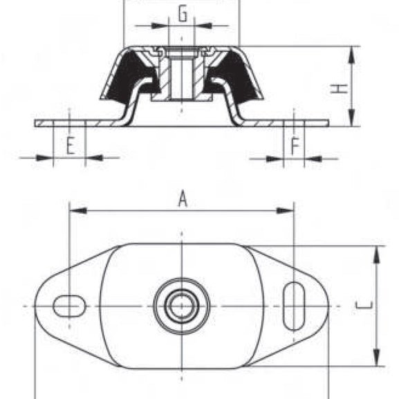 Marine Mounts (50 - 750 Kg)