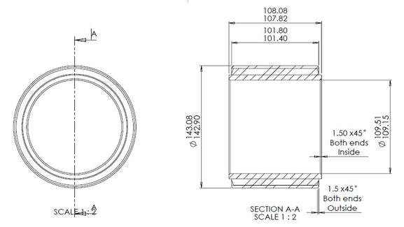 SL-DE-32509-02-04 - Intermediate Dog Bone Bush (Bushing)